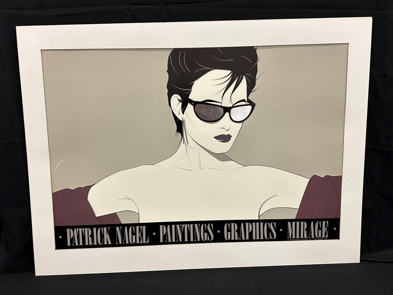 Patrick Nagel Graphics Mirage 1983 Edition Poster