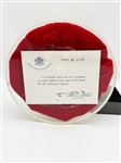 Pope Pius XII (1876-1958) Zucchetto (Skullcap) Personally Owned and Worn With COA