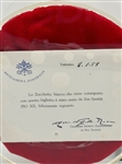 Pope Pius XII (1876-1958) Zucchetto (Skullcap) Personally Owned and Worn With COA