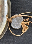 Reliquary, Relics Theca and 1801 Parchment Document: Holy Cross, Mary, Joseph, Peter, Paul, King Louis IX, Many Others