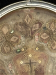 Reliquary, Relics Theca and 1801 Parchment Document: Holy Cross, Mary, Joseph, Peter, Paul, King Louis IX, Many Others