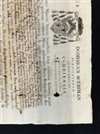 Reliquary, Relics Theca and 1801 Parchment Document: Holy Cross, Mary, Joseph, Peter, Paul, King Louis IX, Many Others