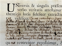 Reliquary, Relics Theca and 1801 Parchment Document: Holy Cross, Mary, Joseph, Peter, Paul, King Louis IX, Many Others