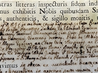 Reliquary, Relics Theca and 1801 Parchment Document: Holy Cross, Mary, Joseph, Peter, Paul, King Louis IX, Many Others