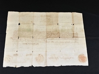 Reliquary, Relics Theca and 1801 Parchment Document: Holy Cross, Mary, Joseph, Peter, Paul, King Louis IX, Many Others