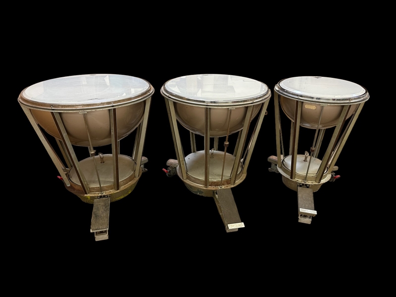 Set of 3 Rogers Timpani Drum Set