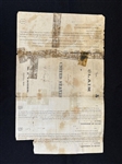 1870s Slave Remuneration Document Panola, Mississippi For David Bishop vs. United States