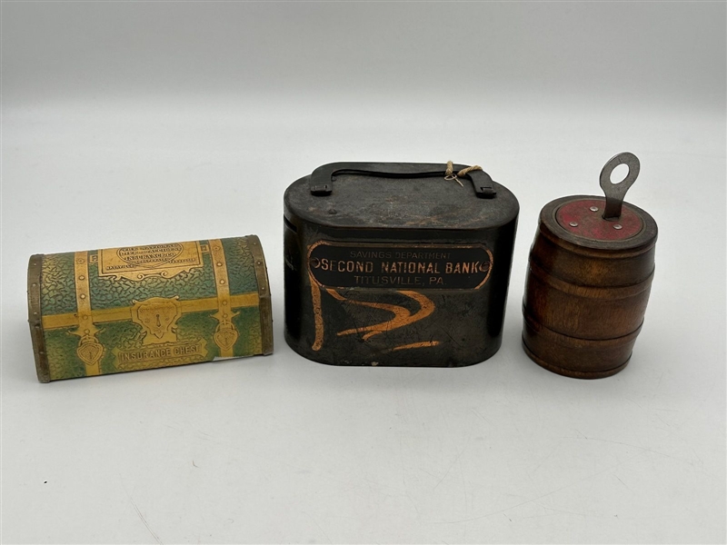 (3) Still Banks: Barrel, Chest