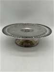 Sterling Silver Footed Tray with Pierced Edge