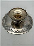 Sterling Silver Footed Tray with Pierced Edge