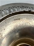 Sterling Silver Footed Tray with Pierced Edge