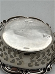 Sterling Silver Compote and (2) Pierced Birk Nut Cellars