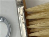 Sterling Silver Bottle Opener and German Silver Brush