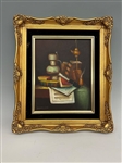 Frank Lean Oil on Board Still Life