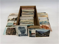 600-800 US Town Views, Fome Foreign, Railroad Postcards