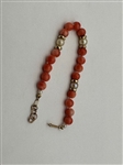 14k Gold Coral Bracelet