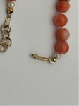 14k Gold Coral Bracelet