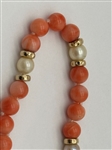 14k Gold Coral Bracelet