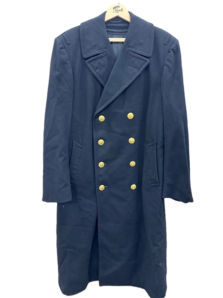 United States Navy Officers Wool Long Coat