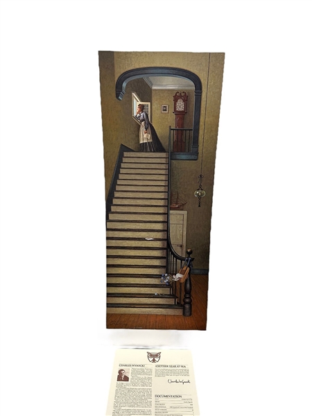 Charles Wysocki Lithograph "Another Year at Sea"