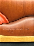 Doug Hudson Rare Hand Carved Sculptured Wood Mural Puffin 1985