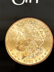 1881-CC Carson City Uncirculated Morgan Silver Dollar GSA