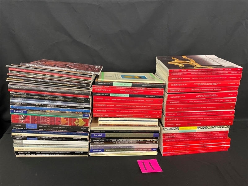 (89) Furniture, Folk Art, Works of Art Auction Catalogs Christies and Sothebys