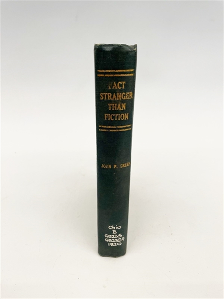 John P. Green "Fact Stranger Than Fiction" Signed Book