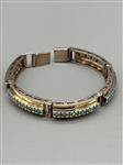 Sterling Silver and Opal Bracelet