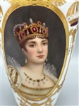 German Porcelain BPM Portrait Vase Josephine
