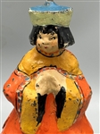 Hubley Cast Iron Door Stop Chinese Girl