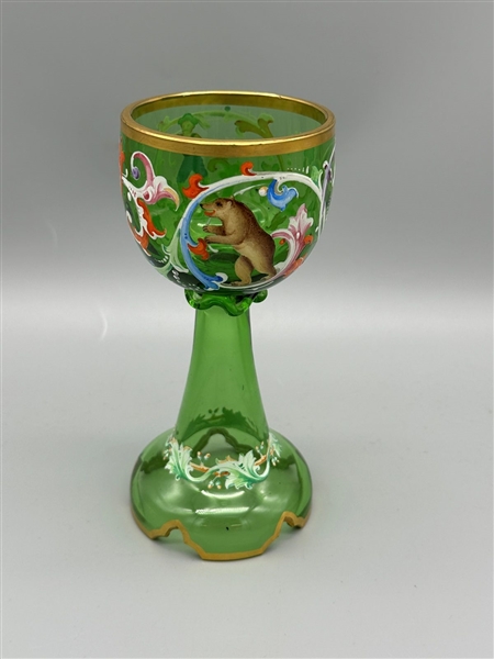 Rhine Wine Austrian Enamel Glass