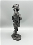 19th Century Japanese Meiji Period Bronze Woman