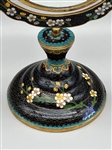 Cloisonne Brass Dresser Reversible Mirror