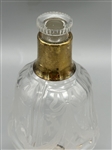 Crystal Perfume With Gorham Sterling Silver Base and Neck