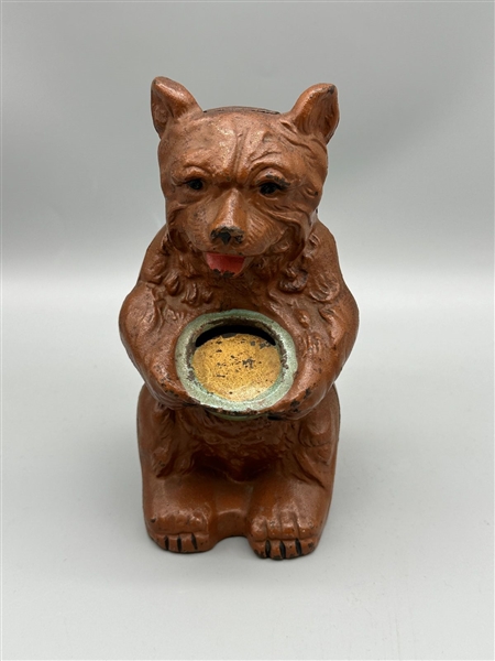 Hubley Cast Iron Bank Bear