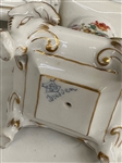 Dresden Porcelain Hand Painted Desk Set