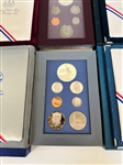 United States Mint Prestige Sets (4) 1986, 1987, 1988, 1990