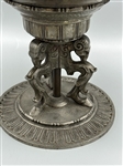 Oscar Bach Deco Acid Etched Metal Compote