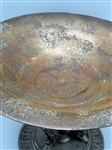 Oscar Bach Deco Acid Etched Metal Compote