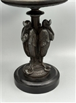 Pans 19e Marabou Metal Bronze Art Deco Stork Column Detail