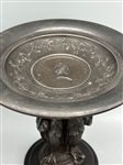 Pans 19e Marabou Metal Bronze Art Deco Stork Column Detail
