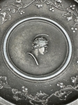 Pans 19e Marabou Metal Bronze Art Deco Stork Column Detail