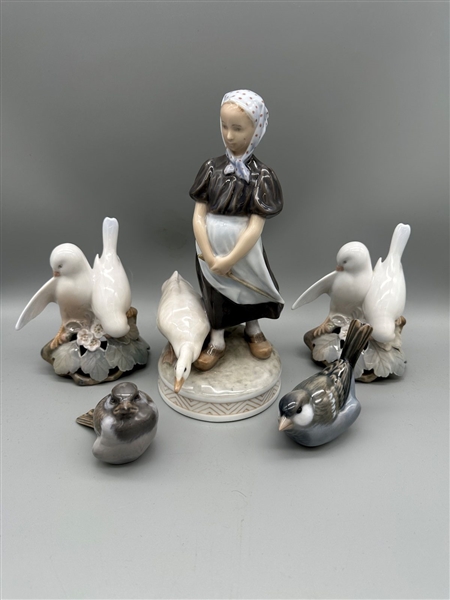 (5) Royal Copenhagen Figurines