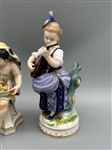 (2) 18th Century Porcelain Figurines