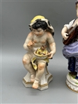 (2) 18th Century Porcelain Figurines