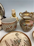 Group of Japanese Satsuma Dishes
