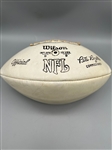 1970s Wilson Pete Rozelle White Panel Signed Football Cleveland Browns