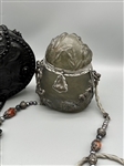 (2) Lucite Hard Case Figural Purses Maya, Edelman