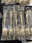 Wallace Sterling Silver 1941 Grand Baroque Flatware in Original Bags